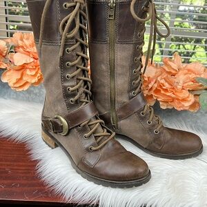 Timberland Womens Charles Street Lace/Zip Boot Size 7.5